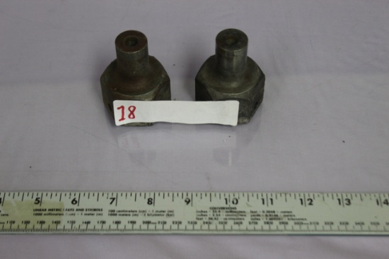 2 Cessna Wheel Pant Axle Nuts 2 5/8 Inches Tall