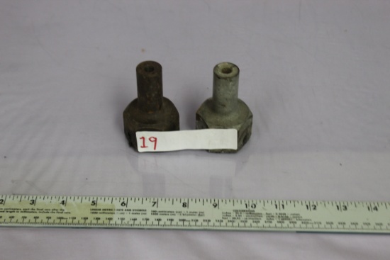 2 Cessna Wheel Pant Axle Nuts 3 1/8 Inches Tall