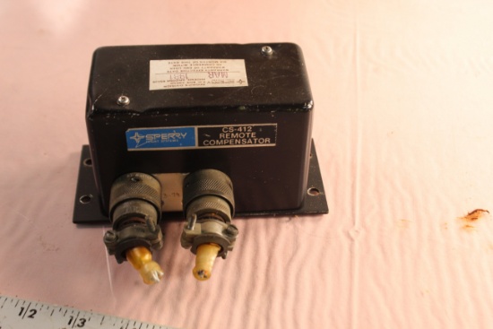 Sperry dual remote compensator PN 259-3379 model CS 412