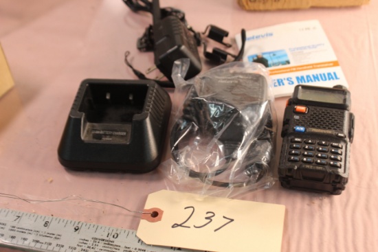 NEW Retevis VHF/UHF FM handheld transceiver with accessories