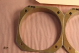 2 each New  Aircraft instrument mounting wedge 10°