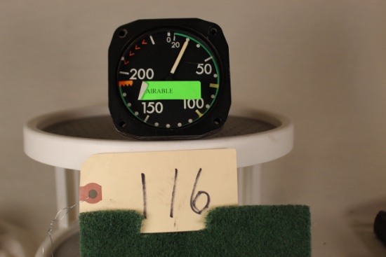 AeroSonic airspeed indicator PN 20025-21118