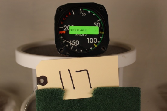 AeroSonic airspeed indicator PN 20025-21118