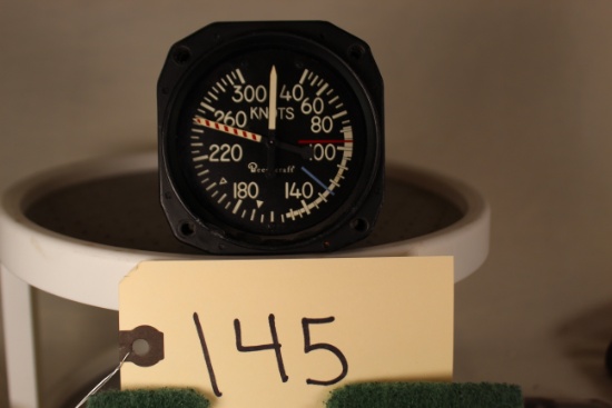 Ametek maximum allowable airspeed indicator PN AW 2829AS 0 5