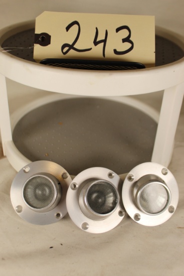 3 each Wemac 1847-2 cabin cockpit spotlights