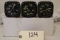 Lot Of 3 Aerosonic Airspeed Indicator Pn S-15-ka