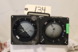 Lot Of 2 Bvr Attitude Remote Indicator & Astronautics Attitude Remote Indicator Pn 102550
