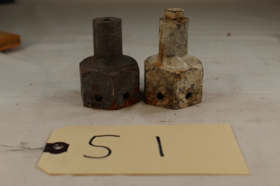 LOT OF 2 AVIATION WHEEL FAIRING SUPPORT AXLE NUT