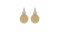 14K WHITE GOLD 7.00CT CITRINE 2.00CT DIAMOND EARRINGS