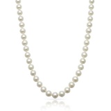 AKOYA 14KT Yellow Gold Round AA 7MM Quality Freshwater Pearl 18