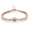 14K ROSE GOLD 0.14K ROSE GOLD 0.36CT CHAMPAGNE DANCING DIAMOND BRACELET36CT CHAMPAGNE DANCING DIAMON