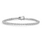 14K WHITE GOLD 6.83CT SAPPHIRE BRACELET