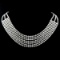 18K WHITE GOLD 23.47CT DIAMOND NECKLACE