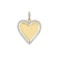 14K YELLOW GOLD 2.79CT GOLD HEART MEMORY PENDANT