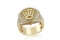 10K YELLOW GOLD 1.69CT DIAMOND ROLEX WATCH RING