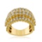 14K YELLOW GOLD 3.36CT DIAMOND RING