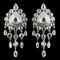 18K WHITE GOLD 11.35CT DIAMOND EARRINGS