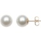 FRESHWATER 14KT YG Round AA Quality 6MM Stud Earring