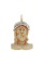 JESUS HEAD 10K YELLOW GOLD 10.14CT DIAMOND PENDANT