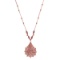 14K ROSE GOLD 8.25CT DIAMOND PENDANT