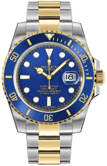 ROLEX  SUBMARINER TWO TONE BLUE DIAL