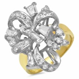 14K YELLOW GOLD 1.05CT DIAMOND RING