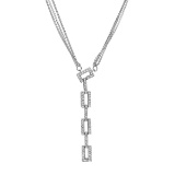 18K WHITE GOLD 1.30CT DIAMOND NECKLACE