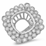 14K WHITE GOLD 3.00CT DIAMOND MOUNTING