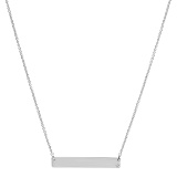 14K WHITE GOLD 0.10CT DIAMOND NECKLACE