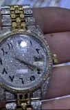 41MM ROLEX WITH DIAMONDS