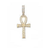 14K YELLOW GOLD 1.55CT DIAMOND PENDANT