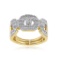 14K YELLOW GOLD 0.61CT DIAMOND RING