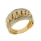 14K YELLOW GOLD 0.39CT DIAMOND RING