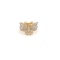 14K YELLOW GOLD 0.95CT DIAMOND BUTTERFLY RING