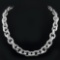 18K WHITE GOLD 24.27CT DIAMOND NECKLACE