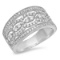 18K WHITE GOLD 1.05CT DIAMOND RING