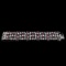 18K WHITE GOLD 39.84CT RUBY 10.31CT DIAMOND BRACELET