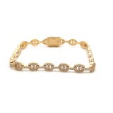 14K YELLOW GOLD 2.66CT DIAMOND BRACELET