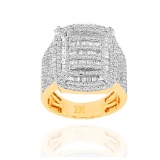 14K YELLOW GOLD 1.65CT DIAMOND RING