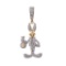 14K YELLOW GOLD 1.51CT DIAMOND RABBIT PENDANT