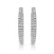 14K WHITE GOLD 3.05CT DIAMOND EARRINGS