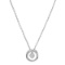 14K WHITE GOLD 0.85CT DIAMOND PENDNANT