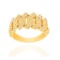 14K YELLOW GOLD 0.52CT DIAMOND RING