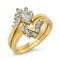 14K YELLOW GOLD 1.00CT DIAMOND RING