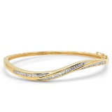 14K YELLOW GOLD 2.05CT DIAMOND BRACELET