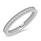 14K WHITE GOLD 0.55CT DIAMOND RING