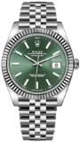 ROLEX  41 GREEN DIAL JUBILEE BRACELET MENâ€™S WATCH