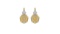 14K WHITE GOLD 7.00CT CITRINE 2.00CT DIAMOND EARRINGS