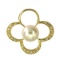 14KT YG 8-8Â½MM FRESH WATER PEARL & DIAMOND PENDANT