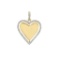 14K YELLOW GOLD 2.79CT GOLD HEART MEMORY PENDANT